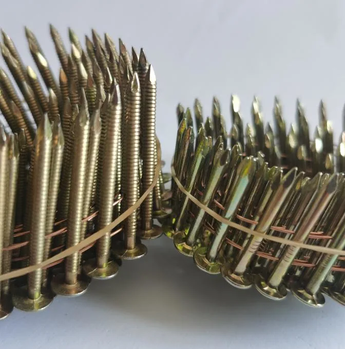 0.12X1-1/2 Inch Coil Roofing Nails for Roof Composition