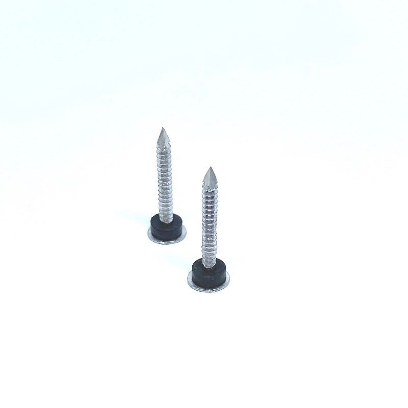 Flat Head Ring Shank Aluminium Roofing Nails with Soft Material