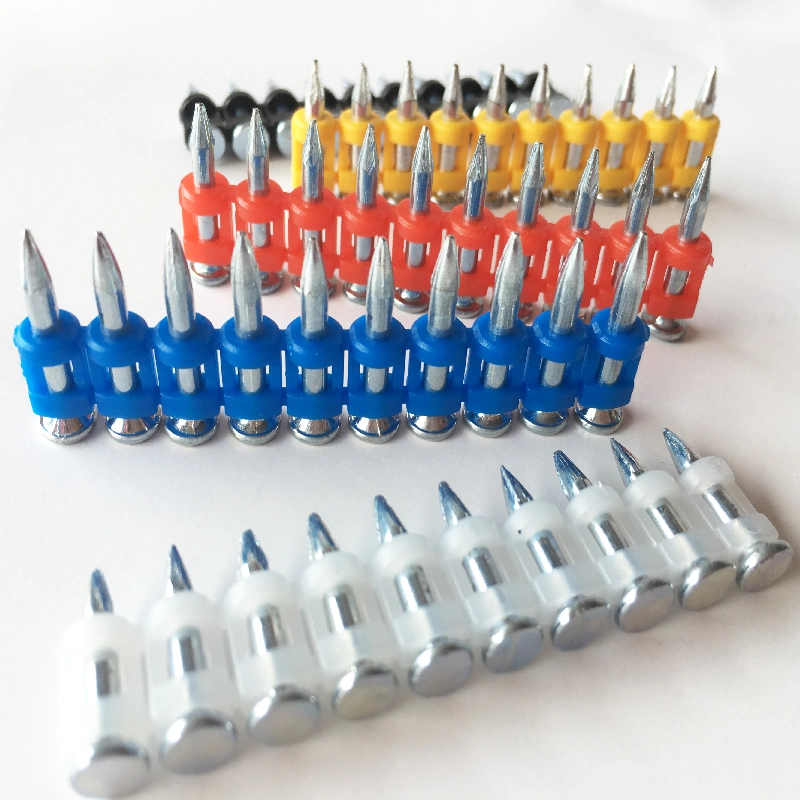 Gas Shooting Nails Gun Nail Plastic Strip Gas Drive Pins Concrete Nails Gas Actuated Fastener System