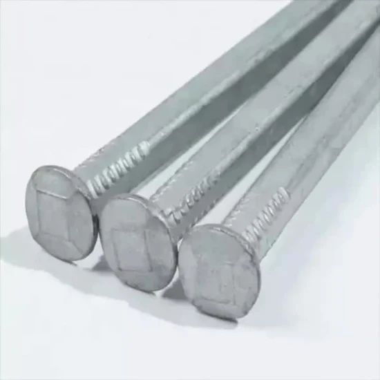 Clavos de barco cuadrados de construcción de barcos galvanizados de 80 mm para suministro de fábrica