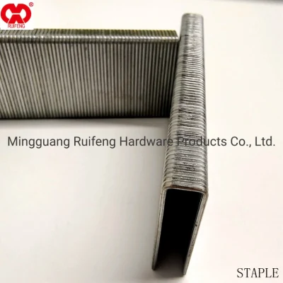 N Heavy Wire Staple Ruifeng Industry U Muebles Pistola neumática Clavos.